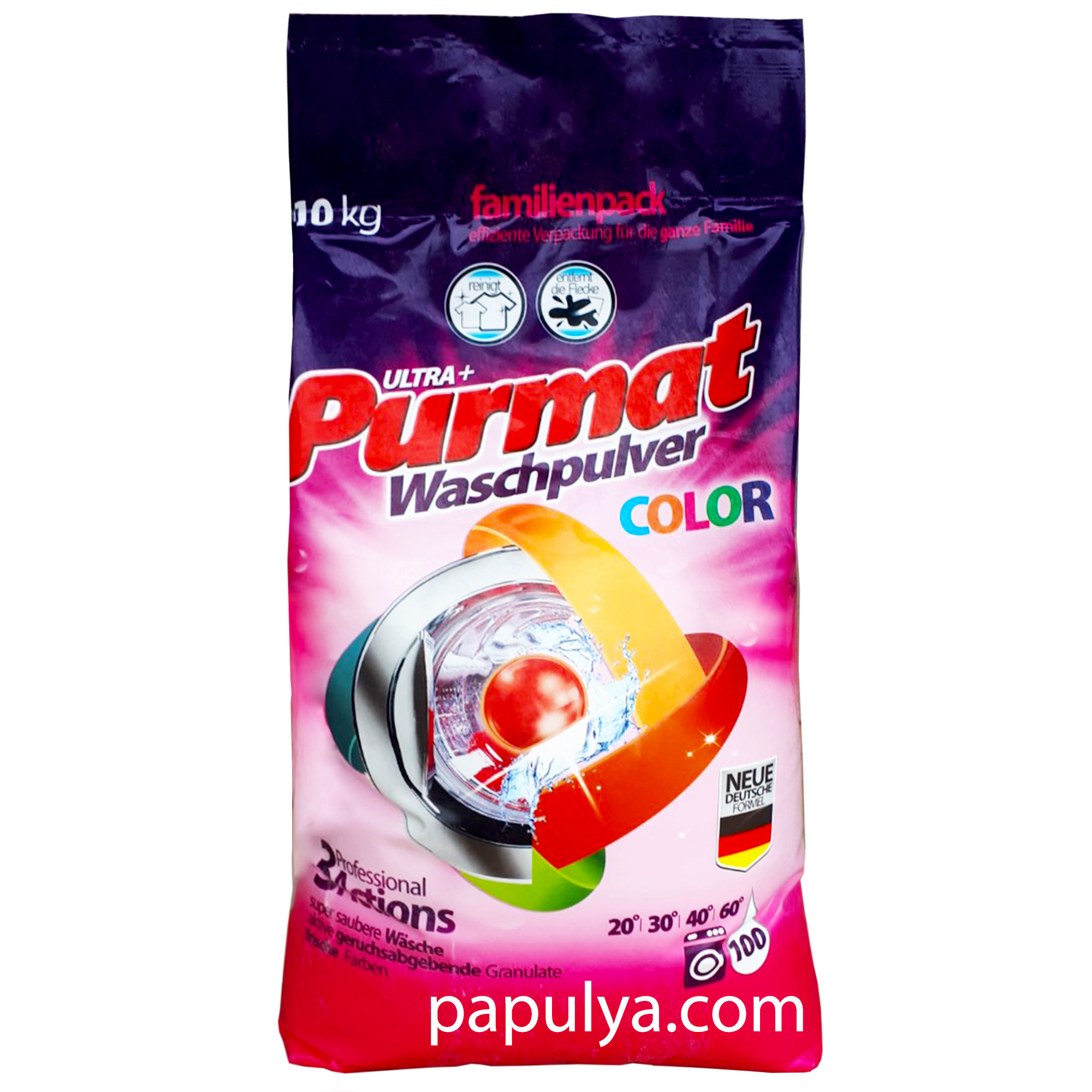 Стиральный порошок Purmat Color 10кг (120 стирок)